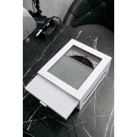 NEW Desktop Nail dust Collector "Air Max NF11 Plus", Витяжка настільна з регулятором швидкості на 7 режимів, білий глянець, двигун Корея (під замовлення) #2