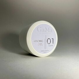 GaMa Strong gel Clear #001, гель без опилу, прозорий, 30 ml #1