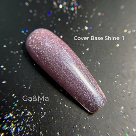 GaMa Shine base #1, pale pink, 15 ml #1