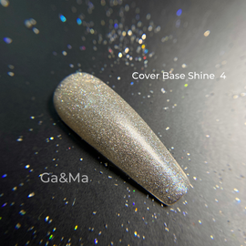 GaMa Shine base #4, pale beige, 15 ml #1