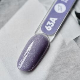SILLER Gel Polish №63A VIOLET with SHIMMER, фіолетовий з шимером, 8 ml, гель-лак #2