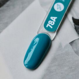 SILLER Gel Polish №78A GREEN TURQUOISE, зелено-бірюзовий, 8 ml, гель-лак #2