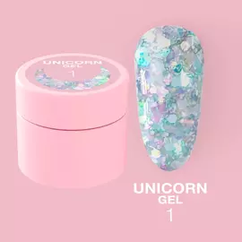 LUNA Unicorn Gel #1, гель для дизайну з блискітками, 5 ml #1