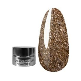 KODI Paint Gel "GALAXY" #3, Champagne, гель-фарба №3, шампань, 4 ml #1