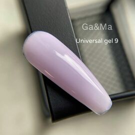 GaMa Universal gel #9, Lilac, гель без опилу, рідкий, 15 ml #1