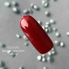 GA&MA. Gel polish #37 WINE, 10 ml, гель-лак, винний #2