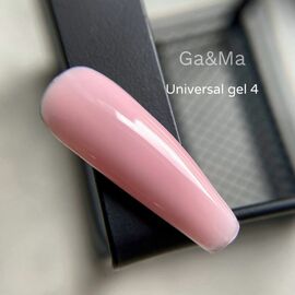GaMa Universal gel #4, Light Nude, гель без опилу, рідкий, 30 ml #1