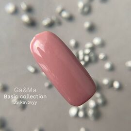GA&MA. Gel polish #39 COFFEE, 10 ml, гель-лак, кавовий #2