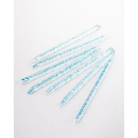 KODI Набір 50 шт, Багаторазові пластикові палички для кутикули, блакитний колір #1