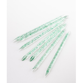 KODI Набір 50 шт, Багаторазові пластикові палички для кутикули, зелений колір #1