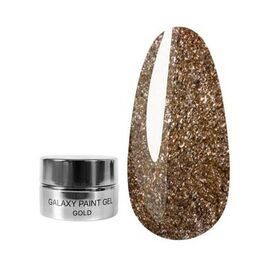 KODI Paint Gel "GALAXY" #4, Gold, гель-фарба №4, золото, 4 ml #1