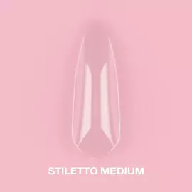 LUNA Гелеві Тіпси Stiletto Medium, 500 шт, середній стилет, для нарощування #1