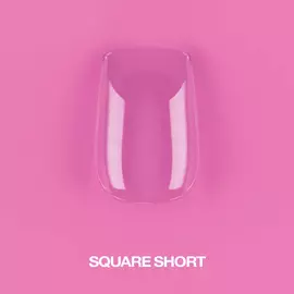 LUNA Гелеві Тіпси Square Short, 500 шт, квадрат короткий, для нарощування #1