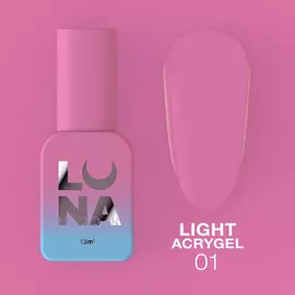 LUNA Light Acrygel #1 Clear, 13 ml, рідкий гель, прозорий #1