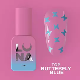 LUNA Butterfly Blue Top, топ з блакитними метеликами, 13 ml #1