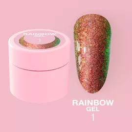 LUNA Rainbow Gel #1, гель для дизайну з ефектом хамелеону, 5 ml #1