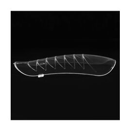KODI. Plastic Top nail forms, Small Curve, 120 шт, верхні форми для моделювання нігтів №1, невеликий вигин #2