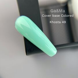 GA&MA. Colored base #49, Hosta, 15 ml, кольорова база, Хоста #2