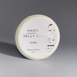 GaMa Hard Jelly Gel, Milky, 15 ml, гель-желе молочний #1