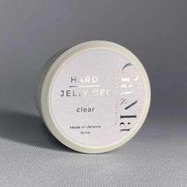 GaMa Hard Jelly Gel, Clear, 15 ml, гель-желе прозорий #1
