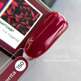 GaMa Gel polish #150 Dark Viva Magenta, 10 ml, гель-лак #1