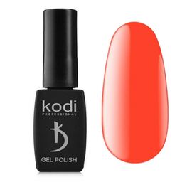 KODI Gel Polish #01R Orange Red, помаранчево-червоний, 8 ml, гель-лак #1