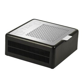 TERI, Desktop portable Nail dust Collector "Teri Turbo M", Витяжка настільна, чорна зі сталевою решіткою "metallic" #2