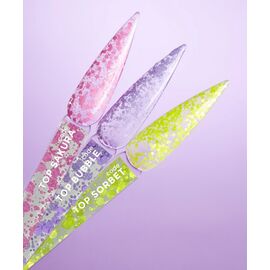 DNKa’. "Sakura" Top coat, 12 ml, топ з рожевими пластівцями #2