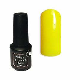 NAILAPEX Ideal Base Neon #18 Warm Yellow, 15 ml, Теплий жовтий #1