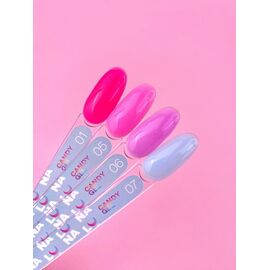 LUNAmoon. Candy Builder Gel #1 Bright pink, 15 ml, гель моделюючий, яскравий рожевий #2