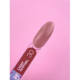 LUNAmoon. Light Acrygel #30 Beige with shimmer, 13 ml, рідкий гель, бежевий з шимером #2