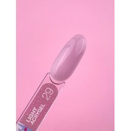 LUNAmoon. Light Acrygel #29 Violet pink with shimmer, 13 ml, рідкий гель, фіолетово-рожевий з шимером #2