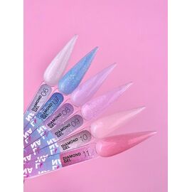 LUNAmoon. Diamond Builder Gel #7, 15 ml, гель для нарощування з блискітками #2