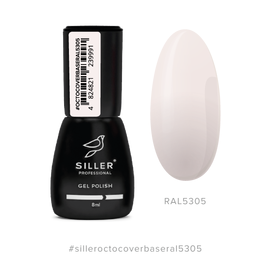 SILLER Octo Cover Base NUDE, 8 ml, База з активним компонентом Octopirox, RAL 5305 #1