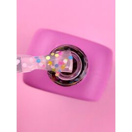 LUNAmoon. Bonbon Top Coat, 13 ml, топ з кольоровими пластівцями #2