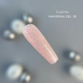 GaMa Universal gel 26, гель без опилу, рідкий, 15 ml #1