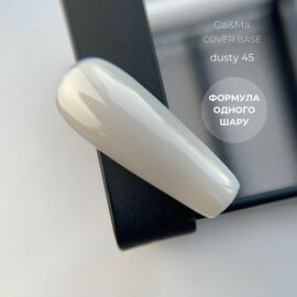 GA&MA. Cover base #45 DUSTY, 30 ml (формула одного шару) #2