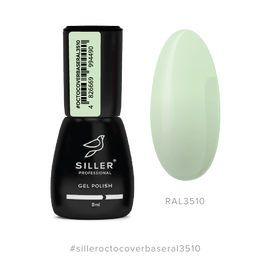 SILLER Octo Cover Base COLOR, 8 ml, База з активним компонентом Octopirox, RAL 3510 #1