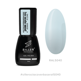 SILLER Octo Cover Base COLOR, 8 ml, База з активним компонентом Octopirox, RAL 5040 #1