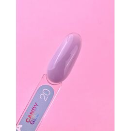 LUNAmoon. Candy Builder Gel #20 Light lilac, 15 ml, гель моделюючий, світло-бузковий #2