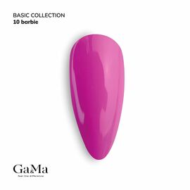 GaMa Gel polish #10 BARBIE, 10 ml, гель-лак #1