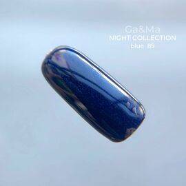 GaMa Gel polish #89 SHIMMER BLUE, гель-лак, синій з шимером, 10 ml #1