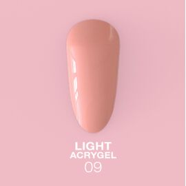 LUNA Light Acrygel #9 Nude, 30 ml, рідкий гель, нюд #1