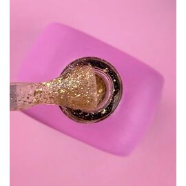LUNAmoon. Gold Top Coat, 13 ml, топ із золотою поталлю #2
