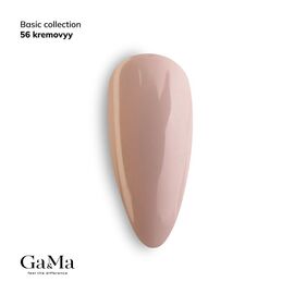 GaMa Gel polish #56 CREAM, гель-лак, кремовий, 10 ml #1