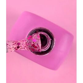 LUNAmoon. Pink Top Coat, 13 ml, топ з рожевими блискучими часточками #2