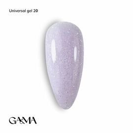 GaMa Universal gel 20, гель без опилу, рідкий, з шимером, 30 ml #1