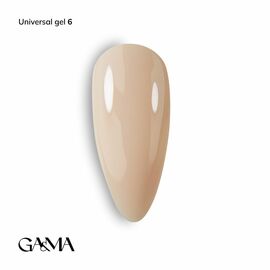 GaMa Universal gel 6, гель без опилу, рідкий, 15 ml #1