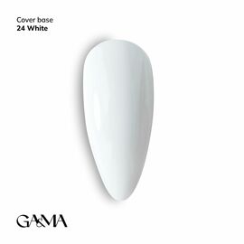 GaMa Cover base #24, WHITE, 30 ml #1