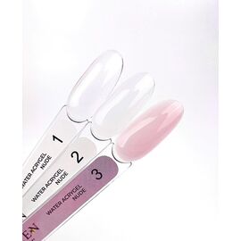 EDLEN. Water Acrygel, NUDE #01, Clear, 9 ml, рідкий гель, прозорий #2